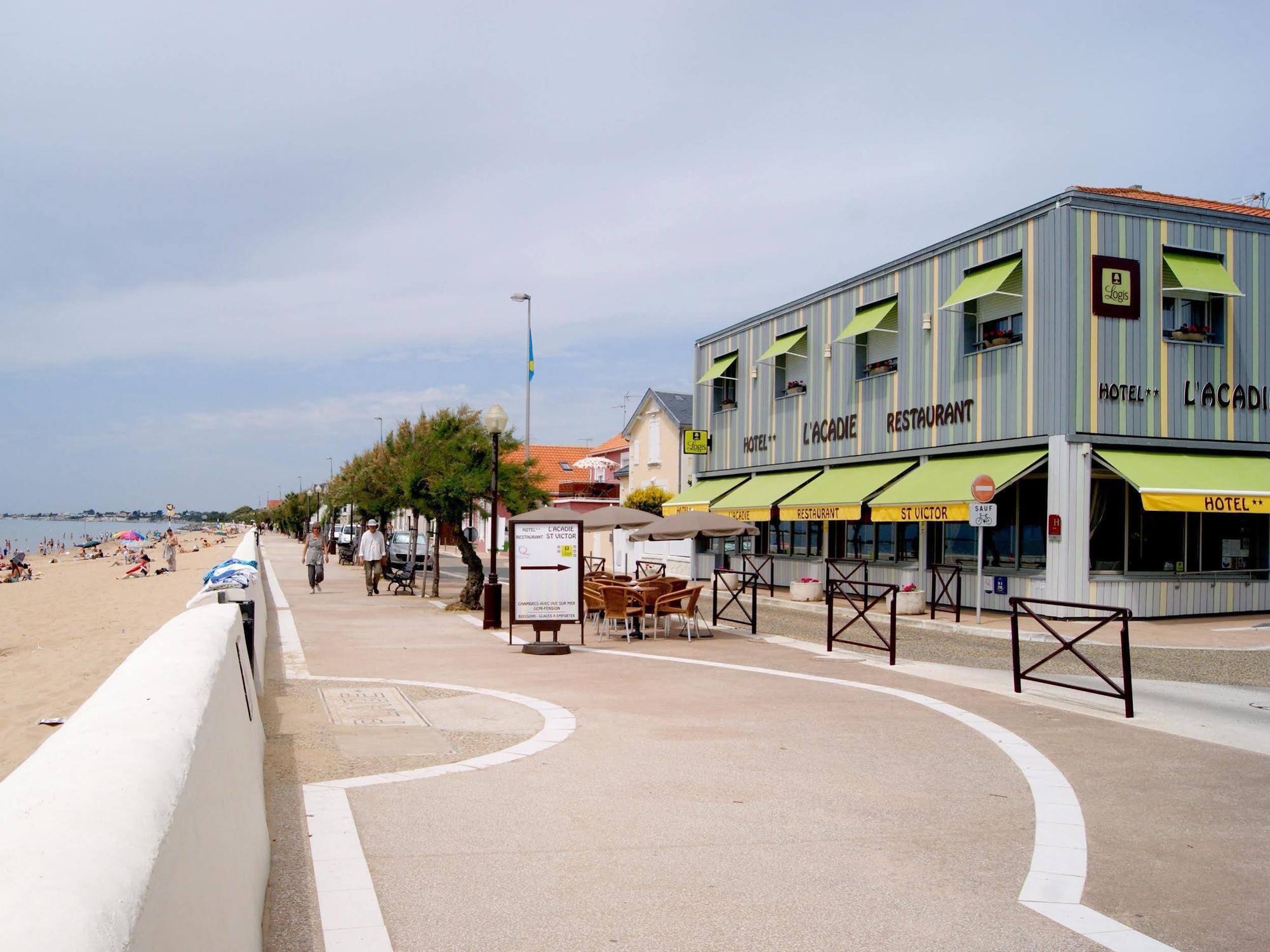 Acadie Saint Victor - Hotel Restaurant - Face Mer - Chatelaillon Plage 外观 照片