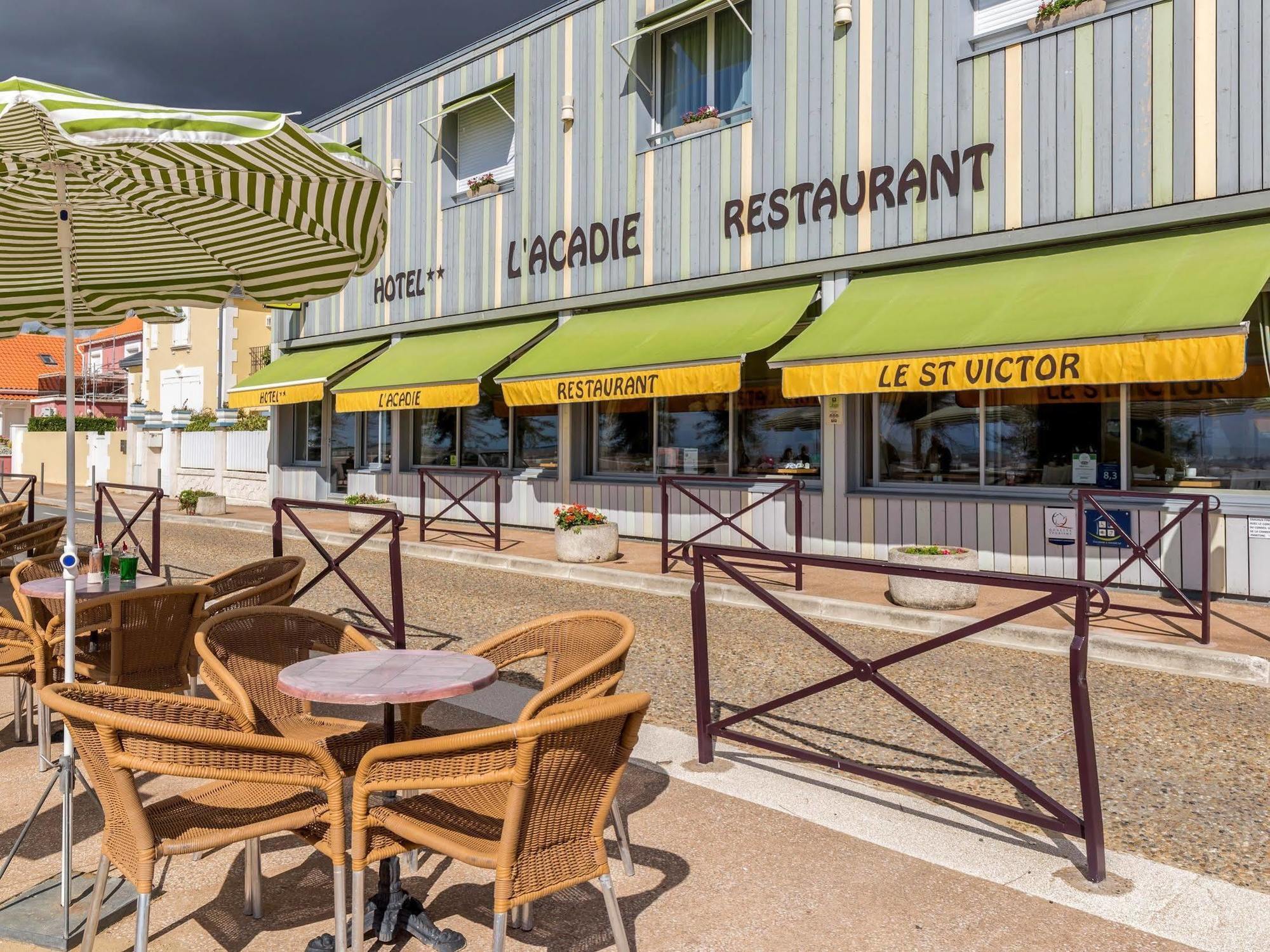 Acadie Saint Victor - Hotel Restaurant - Face Mer - Chatelaillon Plage 外观 照片